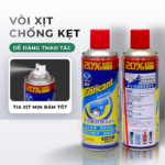 Xịt tẩy rỉ sét đa năng VTOP - Ảnh 3
