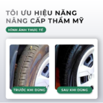 Dưỡng lốp xe máy ô tô VTOP 650ml - Ảnh 2