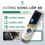 Dưỡng lốp xe máy ô tô VTOP 650ml