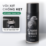 Sơn xịt mạ crom VTOP cao cấp siêu sáng bóng 400ml - Ảnh 4