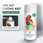 Sơn xịt màu trắng VTOP bền màu dễ thao tác - Ảnh 4