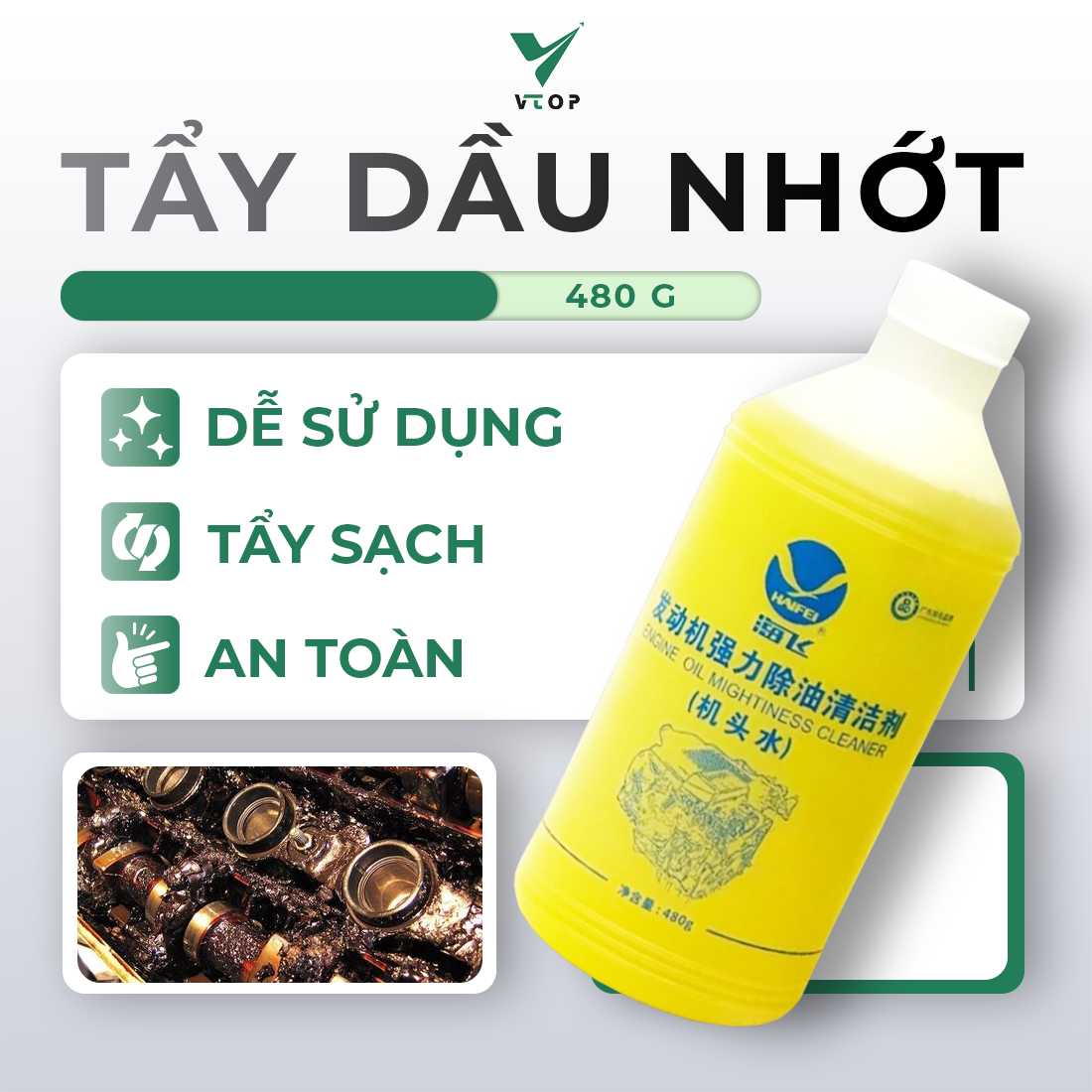 t_y_d_u_nh_t_-_1 Nước tẩy rửa dầu nhớt động cơ VTOP - Ảnh 1