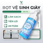 Chai xịt tạo bọt vệ sinh giày VTOP 200ml cao cấp