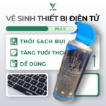 Chai xịt bụi khí nén VTOP vệ sinh laptop bàn phím cơ PC