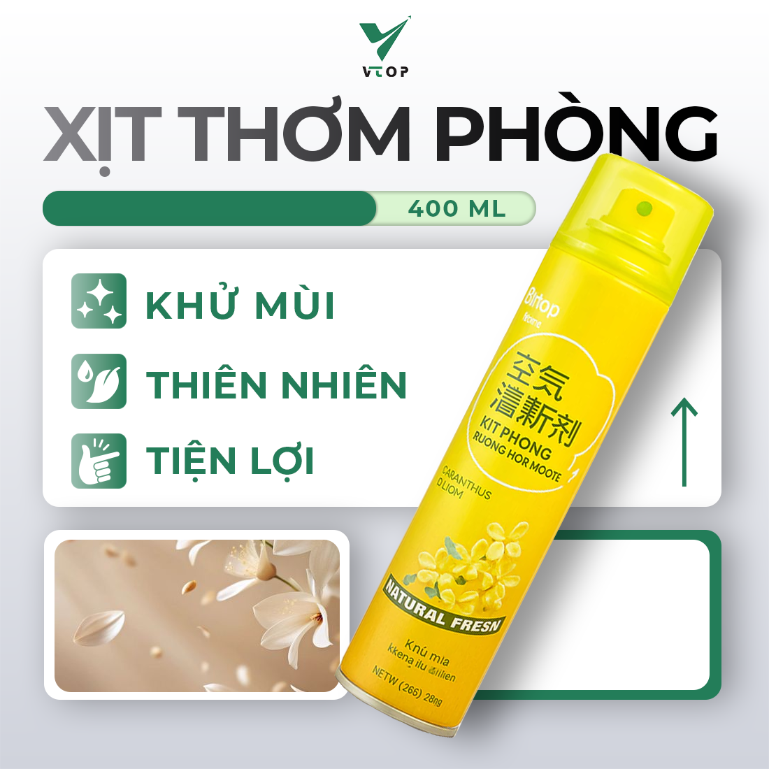 x_tth_mphong-1 Xịt thơm phòng VTOP 400ml - Ảnh 1